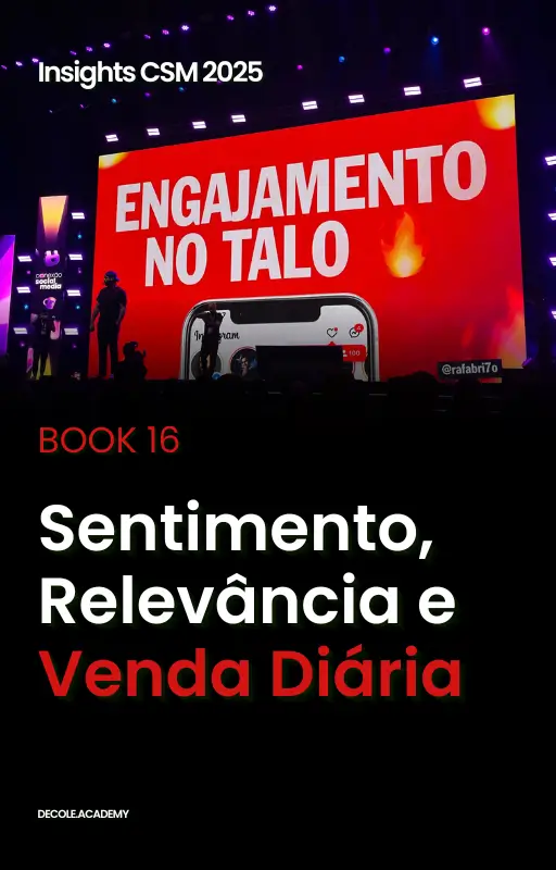 E-BOOK 16 - Sentimento, Relevância e Venda Diária